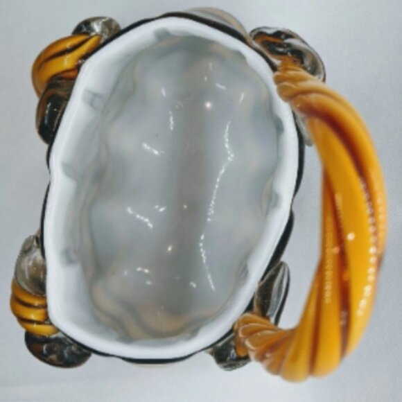 Glass Pocketbook Vase Decor Planter New in Box 9 x 6 inches - Picture 4 of 8